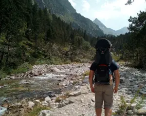 Lors d'un voyage en montagne