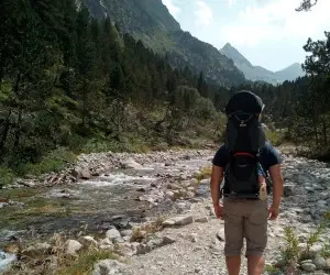 Lors d'un voyage en montagne